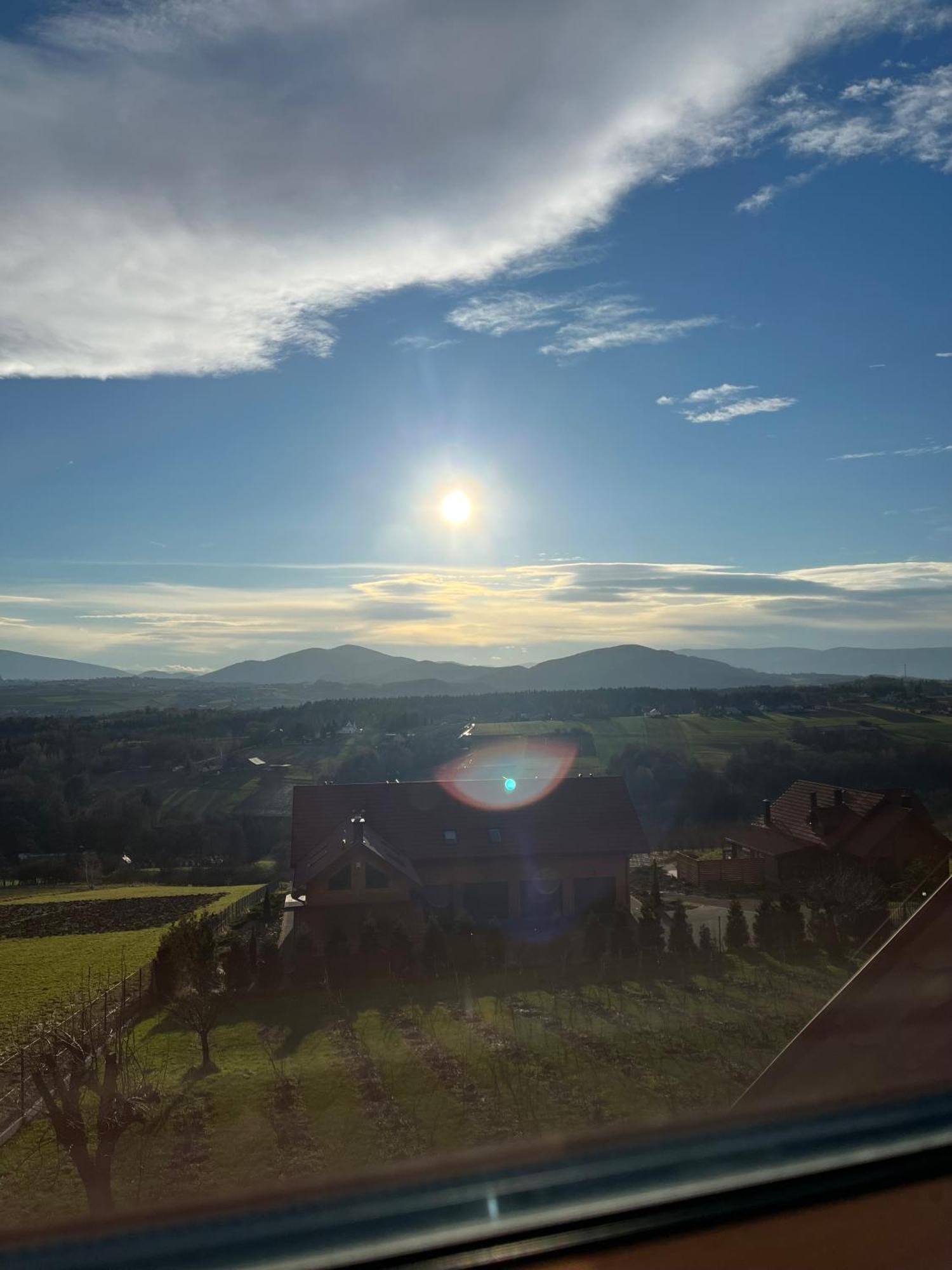 Fantastic View Vineyard Beskid Mountains Gruszow  ภายนอก รูปภาพ